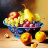 aesthetic fruit bowl art Diamond By Numbers