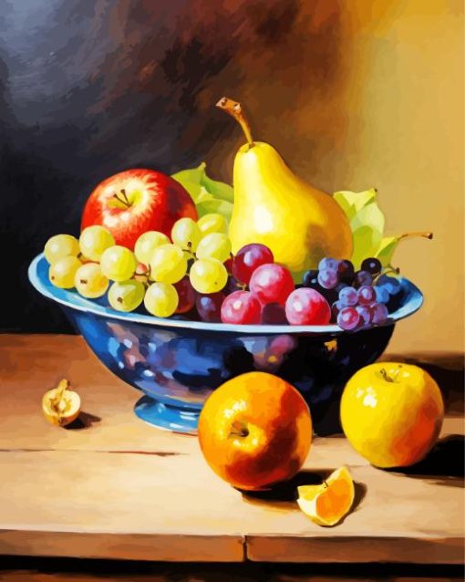 aesthetic fruit bowl art Diamond By Numbers