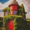 aesthetic red house Diamond By Numbers