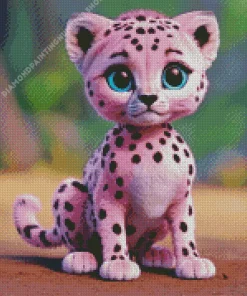 baby cheetah Diamond By Numbers