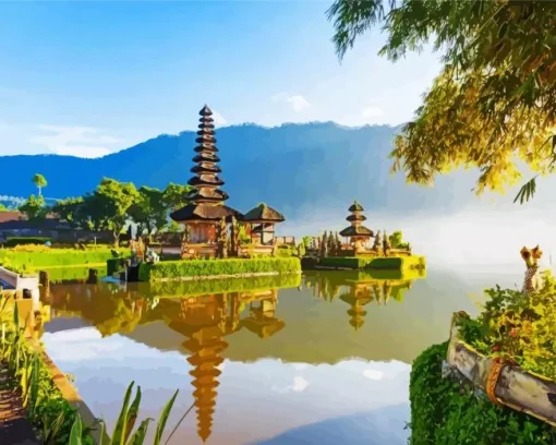 bali handara gate Diamond Paintings