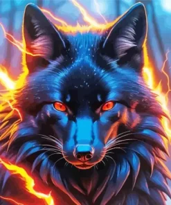black fox Diamond Paintings