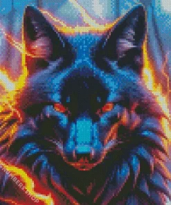 black fox Diamond Paintings
