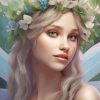 blond fairy Diamond By Numbers