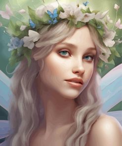 blond fairy Diamond By Numbers
