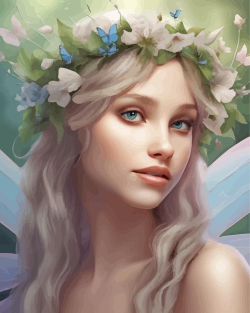 blond fairy Diamond By Numbers