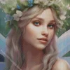 blond fairy Diamond By Numbers