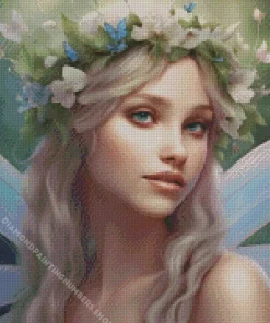 blond fairy Diamond By Numbers