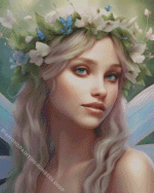 blond fairy Diamond By Numbers