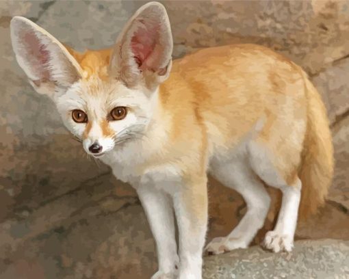 blond fox Diamond By Numbers