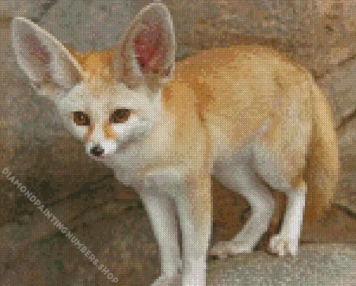 blond fox Diamond By Numbers