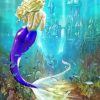 blond mermaid underwater Diamond By Numbers