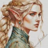 blonde elf Diamond By Numbers