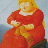 blonde fat girl art Diamond By Numbers