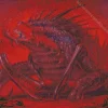 blood monster Diamond With Numbers