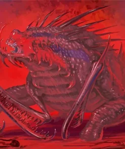 blood monster Diamond With Numbers
