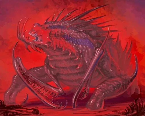 blood monster Diamond With Numbers