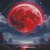 blood moon Diamond With Numbers