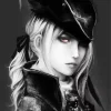 bloodborne lady maria black and white Diamond With Numbers