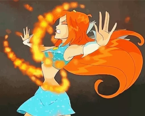 bloom winx club power Diamond Paintings
