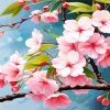 blossom flowers Diamond Paintings