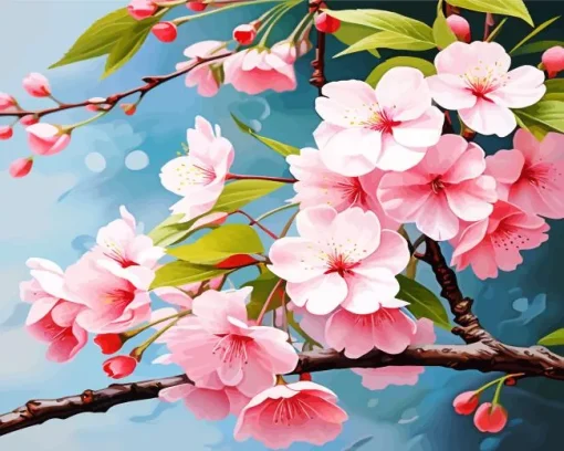 blossom flowers Diamond Paintings
