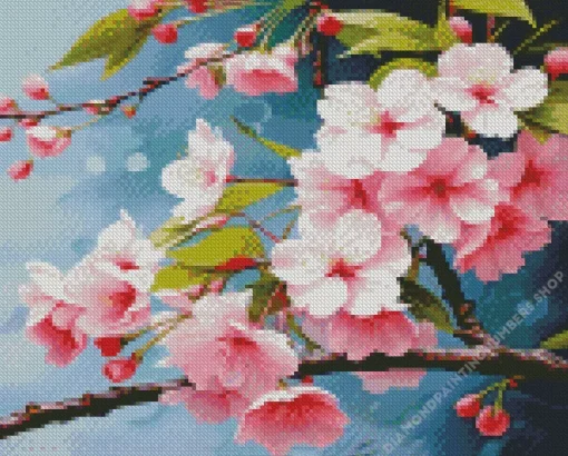 blossom flowers Diamond Paintings