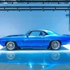 blue 1969 camaro Diamond Paintings