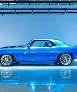 blue 1969 camaro Diamond Paintings
