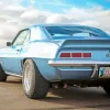 blue 69 camaro ss Diamond With Numbers