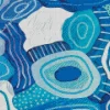 blue abstract art Diamond With Numbers