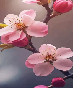 cherry blossom flowers Diamond Paintings
