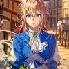 cool Violet Evergarden Diamond By Numbers