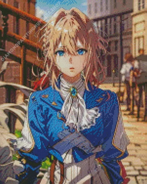 cool Violet Evergarden Diamond By Numbers