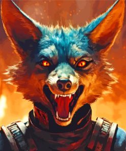 evil fox Diamond By Numbers