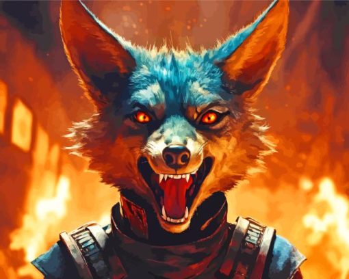 evil fox Diamond By Numbers