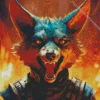 evil fox Diamond By Numbers