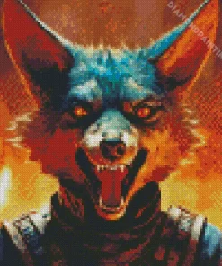 evil fox Diamond By Numbers