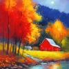 fall farmhouse art Diamond Dotz