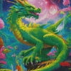 fantasy emerald dragon art Diamond Paintings