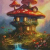 fantasy mushroom Diamond Paintings