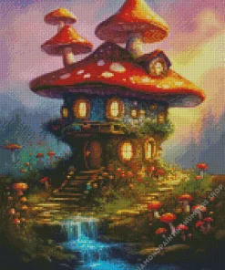 fantasy mushroom Diamond Paintings