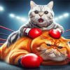 fat cat and fit cat art Diamond By Numbers