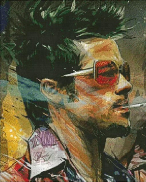 fight club character art Diamond Paintings