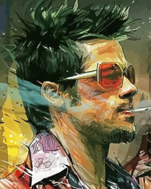 fight club character art Diamond Paintings