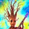 fire guitarist groot Diamond Dotz
