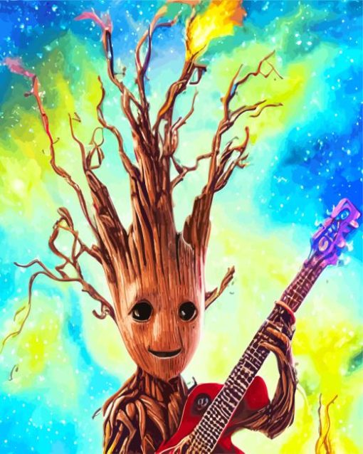 fire guitarist groot Diamond Dotz