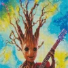 fire guitarist groot Diamond Dotz
