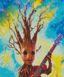 fire guitarist groot Diamond Dotz