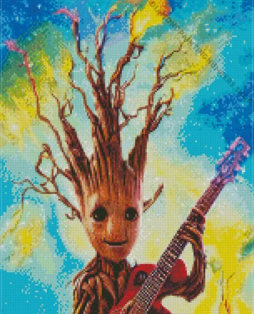 fire guitarist groot Diamond Dotz